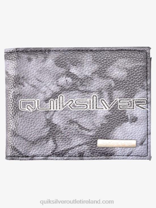 Men Quiksilver Freshness Tri-Fold Wallet N02TD728 black/white