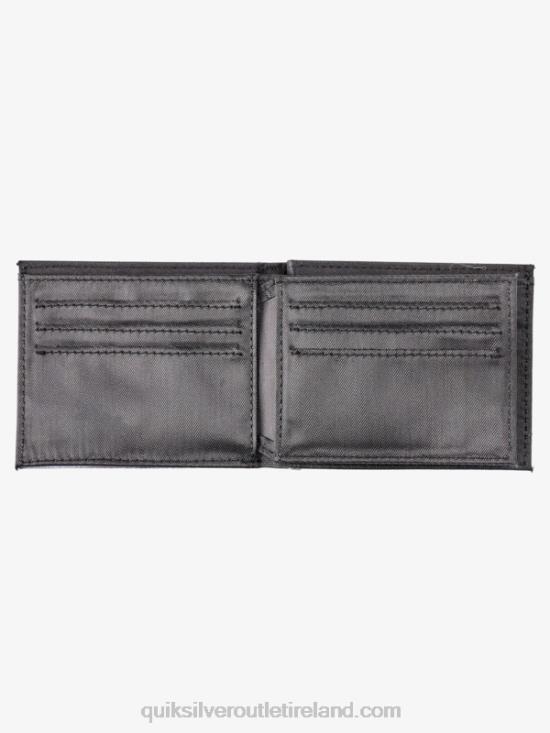Men Quiksilver Freshness Tri-Fold Wallet N02TD728 black/white