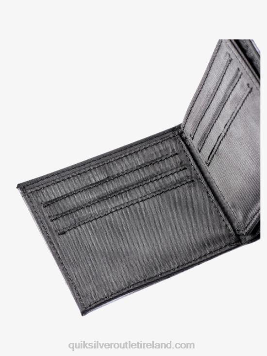 Men Quiksilver Freshness Tri-Fold Wallet N02TD728 black/white