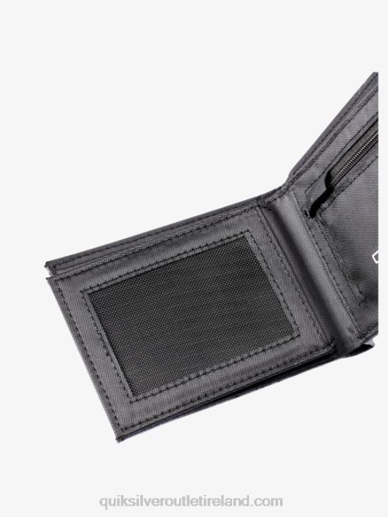 Men Quiksilver Freshness Tri-Fold Wallet N02TD728 black/white