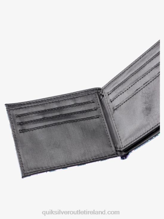 Men Quiksilver Freshness Tri-Fold Wallet N02TD729 midnight navy