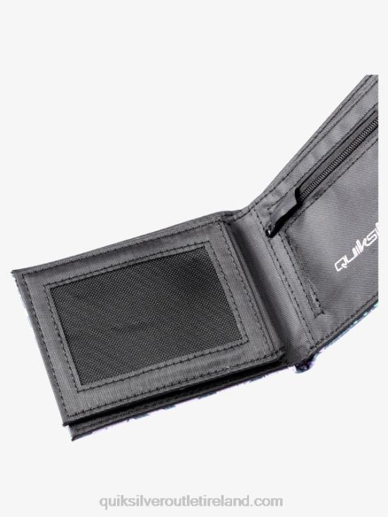 Men Quiksilver Freshness Tri-Fold Wallet N02TD729 midnight navy