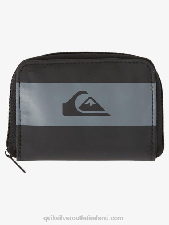 Men Quiksilver Safety Net Zip Wallet N02TD1234 black