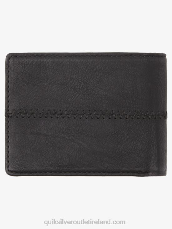 Men Quiksilver Stitchy Tri-Fold Wallet N02TD906 black black