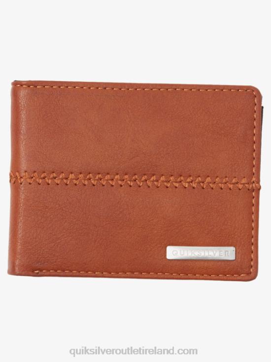 Men Quiksilver Stitchy Tri-Fold Wallet N02TD908 rubber