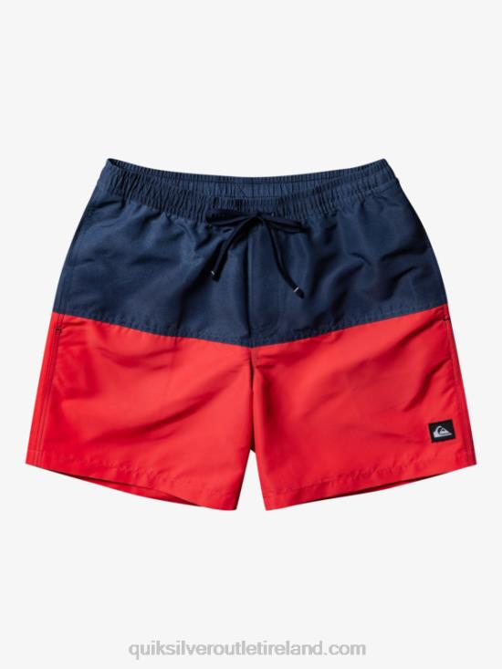 Men Quiksilver Butt Logo 17 Volleys N02TD483 navy blazer