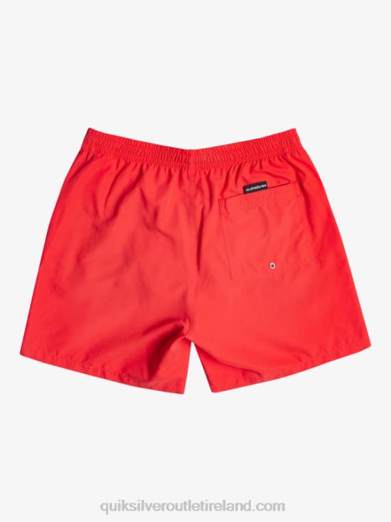 Men Quiksilver Everyday 17 Volleys N02TD618 high risk red