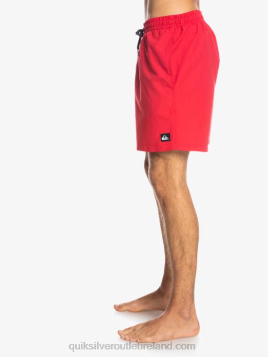 Men Quiksilver Everyday 17 Volleys N02TD618 high risk red