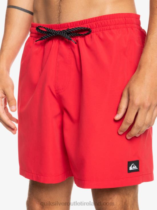 Men Quiksilver Everyday 17 Volleys N02TD618 high risk red