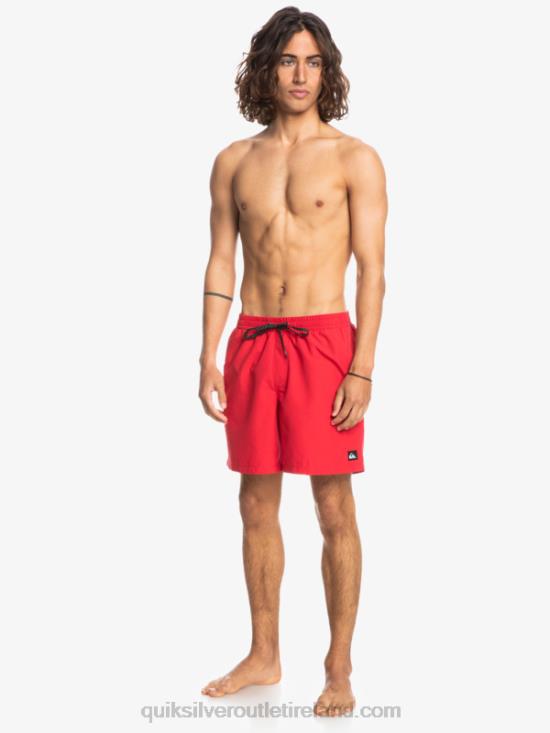 Men Quiksilver Everyday 17 Volleys N02TD618 high risk red