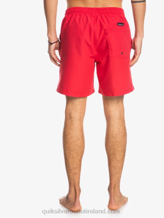 Men Quiksilver Everyday 17 Volleys N02TD618 high risk red