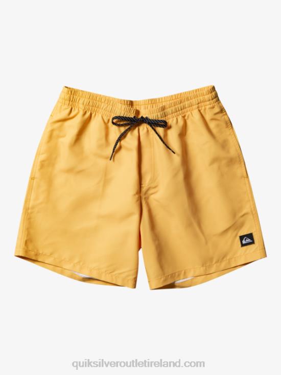 Men Quiksilver Everyday 17 Volleys N02TD623 yolk yellow