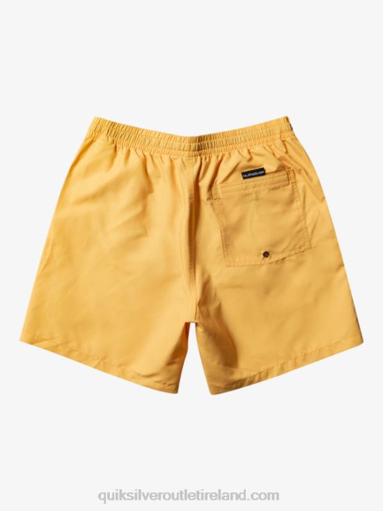 Men Quiksilver Everyday 17 Volleys N02TD623 yolk yellow