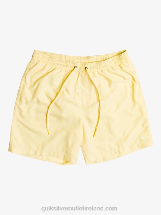 Men Quiksilver Everyday 17 Volleys N02TD628 pale banana