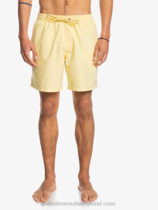 Men Quiksilver Everyday 17 Volleys N02TD628 pale banana