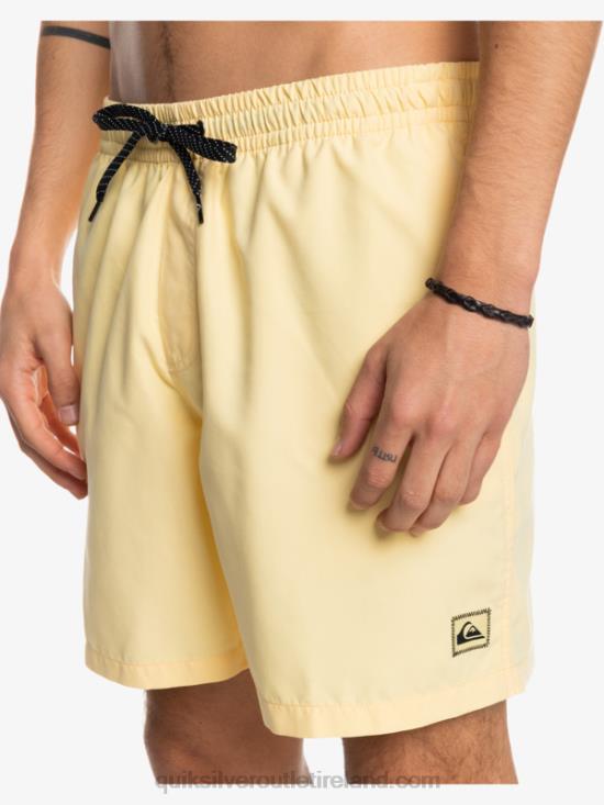 Men Quiksilver Everyday 17 Volleys N02TD628 pale banana