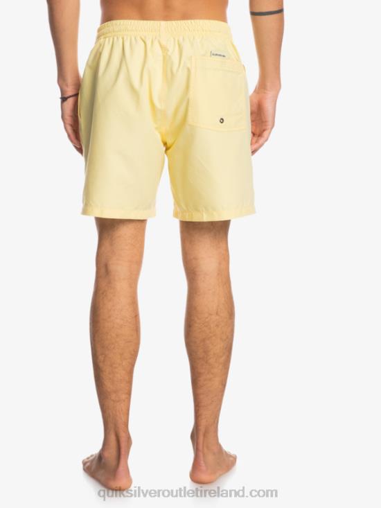 Men Quiksilver Everyday 17 Volleys N02TD628 pale banana