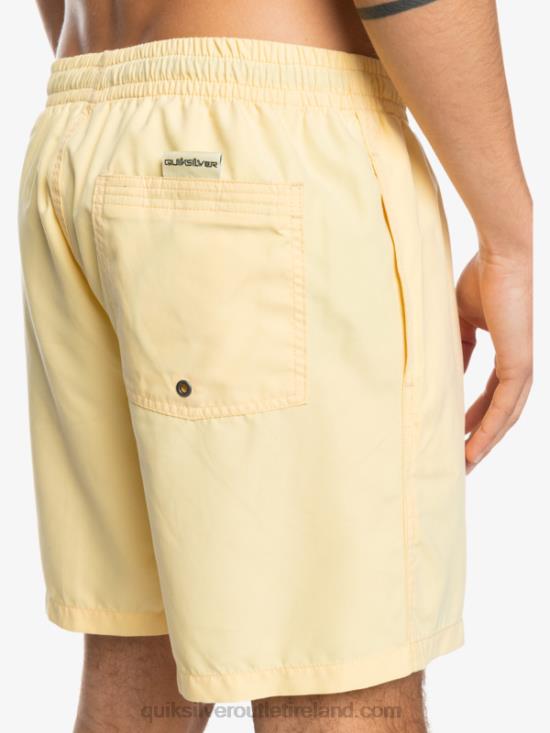 Men Quiksilver Everyday 17 Volleys N02TD628 pale banana