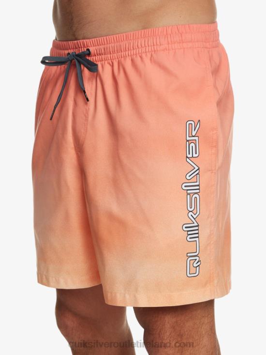 Men Quiksilver Everyday Breeze 17 Volleys N02TD721 copper tan