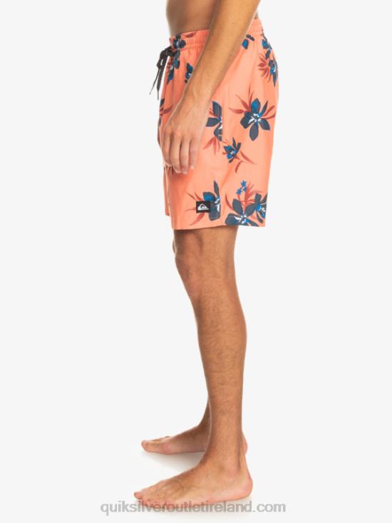 Men Quiksilver Everyday Mix 17 Volleys N02TD1209 fresh salmon