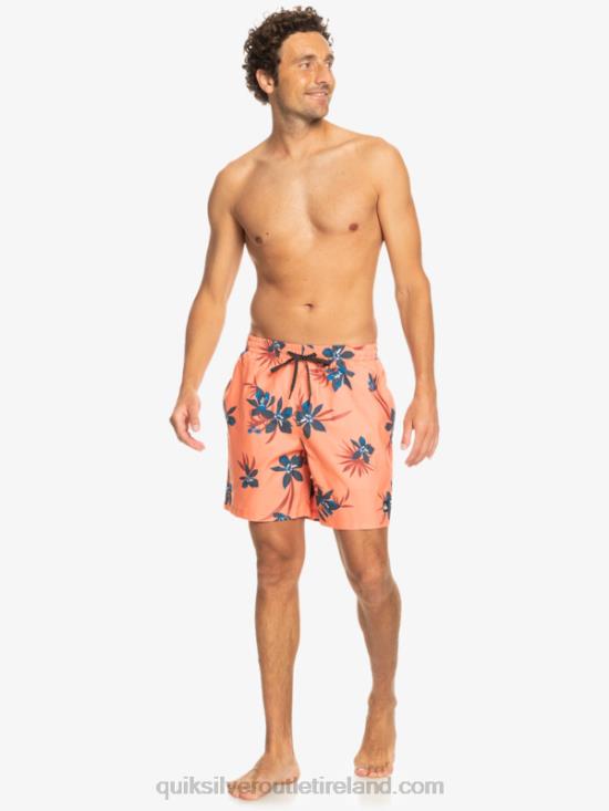Men Quiksilver Everyday Mix 17 Volleys N02TD1209 fresh salmon