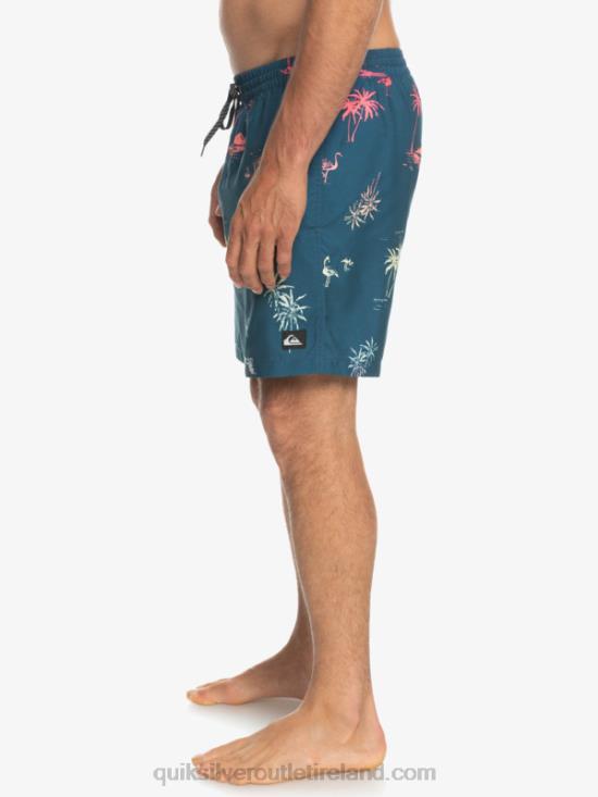 Men Quiksilver Everyday Mix 17 Volleys N02TD1465 majolica blue