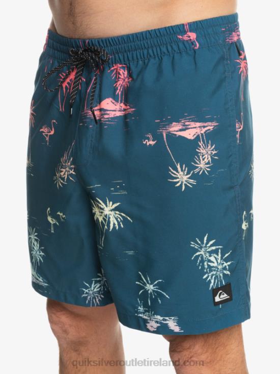 Men Quiksilver Everyday Mix 17 Volleys N02TD1465 majolica blue