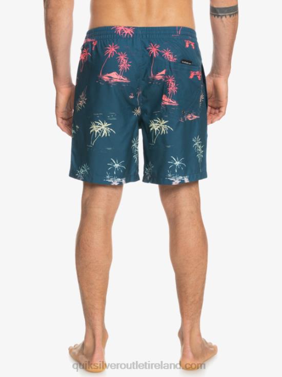 Men Quiksilver Everyday Mix 17 Volleys N02TD1465 majolica blue