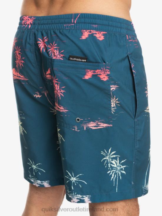Men Quiksilver Everyday Mix 17 Volleys N02TD1465 majolica blue