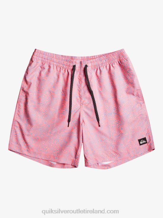 Men Quiksilver Everyday Mix 17 Volleys N02TD1466 peach whip