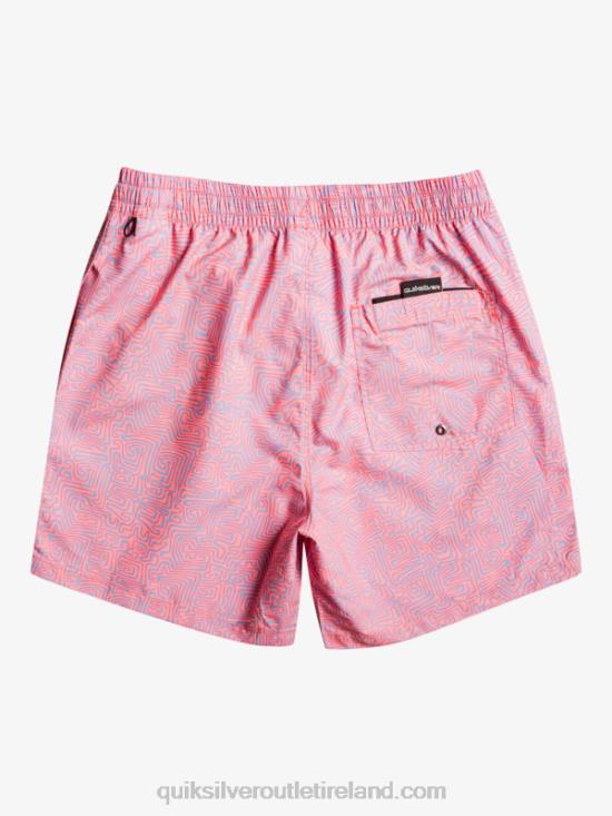 Men Quiksilver Everyday Mix 17 Volleys N02TD1466 peach whip