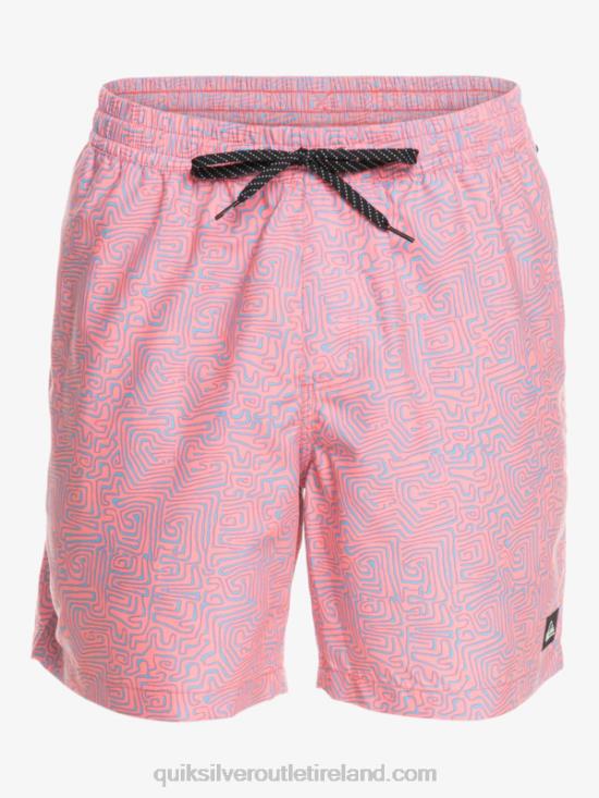 Men Quiksilver Everyday Mix 17 Volleys N02TD1466 peach whip