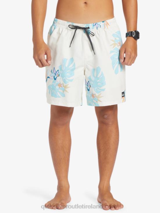 Men Quiksilver Everyday Mix 17 Volleys N02TD679 white