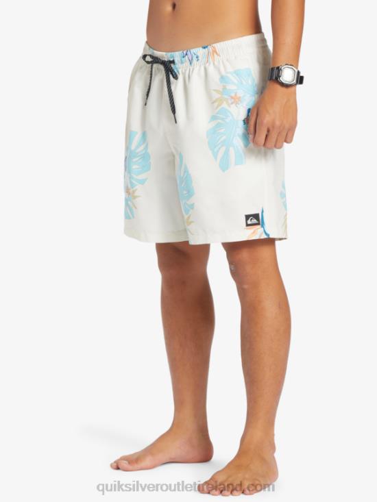 Men Quiksilver Everyday Mix 17 Volleys N02TD679 white