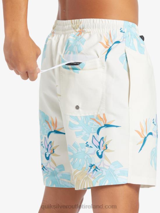 Men Quiksilver Everyday Mix 17 Volleys N02TD679 white