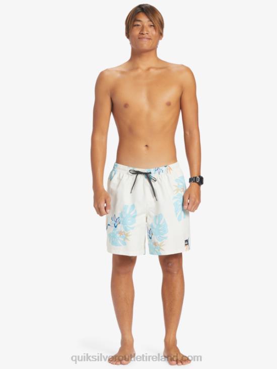 Men Quiksilver Everyday Mix 17 Volleys N02TD679 white