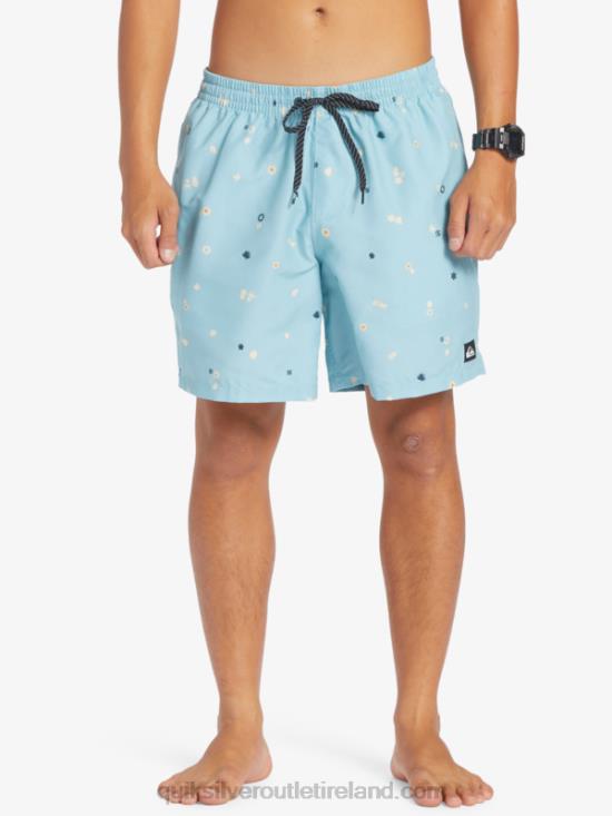 Men Quiksilver Everyday Mix 17 Volleys N02TD680 celestial blue