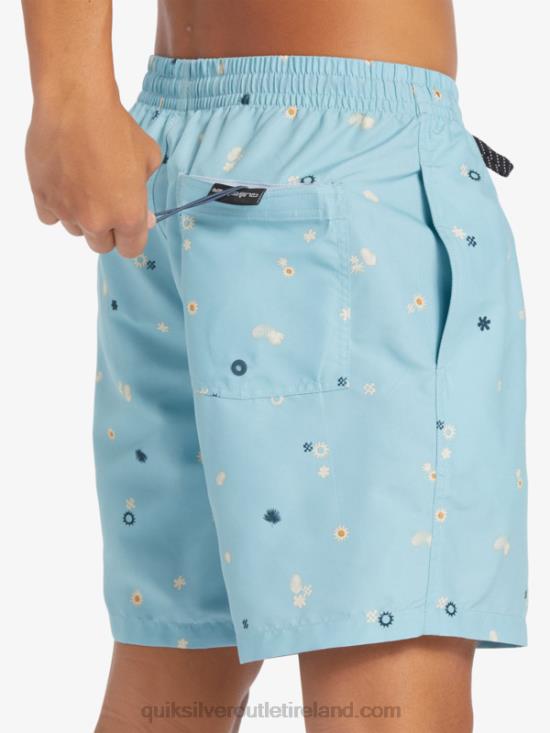 Men Quiksilver Everyday Mix 17 Volleys N02TD680 celestial blue