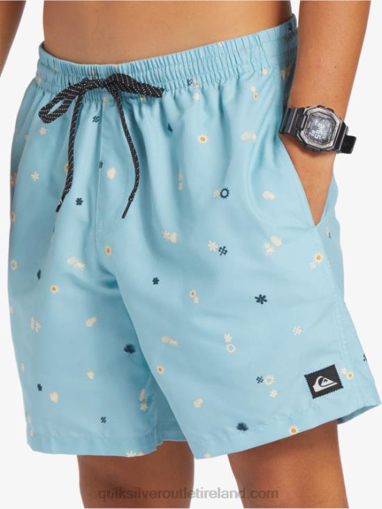 Men Quiksilver Everyday Mix 17 Volleys N02TD680 celestial blue