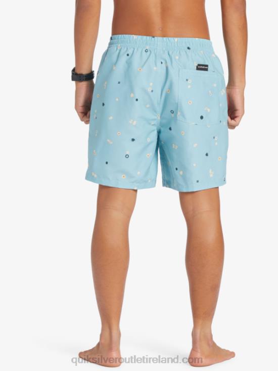 Men Quiksilver Everyday Mix 17 Volleys N02TD680 celestial blue