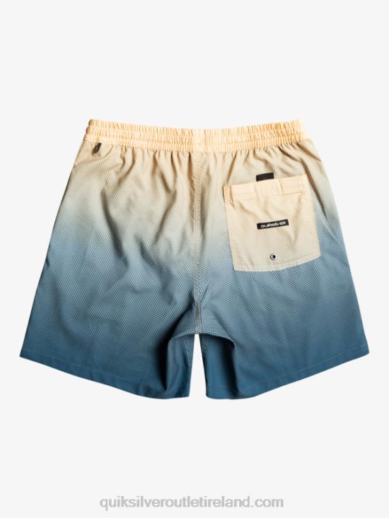Men Quiksilver Everyday Pop Fade 14 Volleys N02TD1242 pop fade - sahara sun