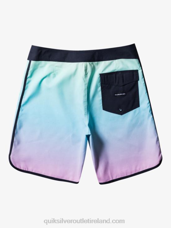 Men Quiksilver Everyday Scallop 19 Boardshorts N02TD766 river blue