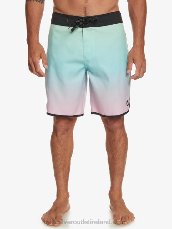Men Quiksilver Everyday Scallop 19 Boardshorts N02TD766 river blue