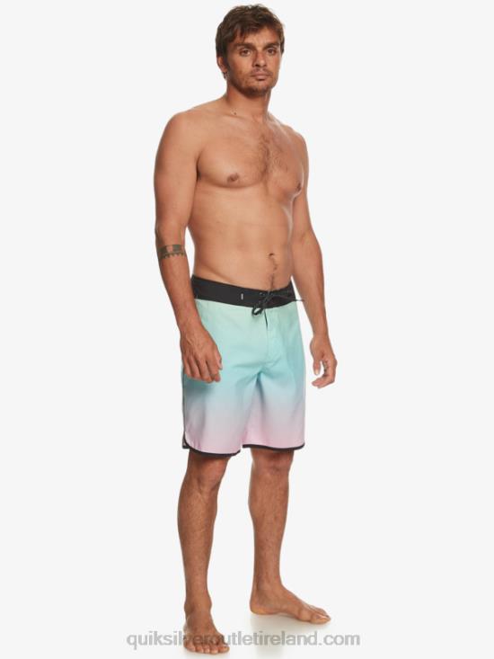 Men Quiksilver Everyday Scallop 19 Boardshorts N02TD766 river blue