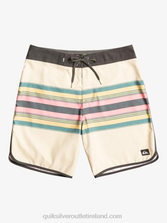 Men Quiksilver Everyday Scallop 19 Boardshorts N02TD767 birch