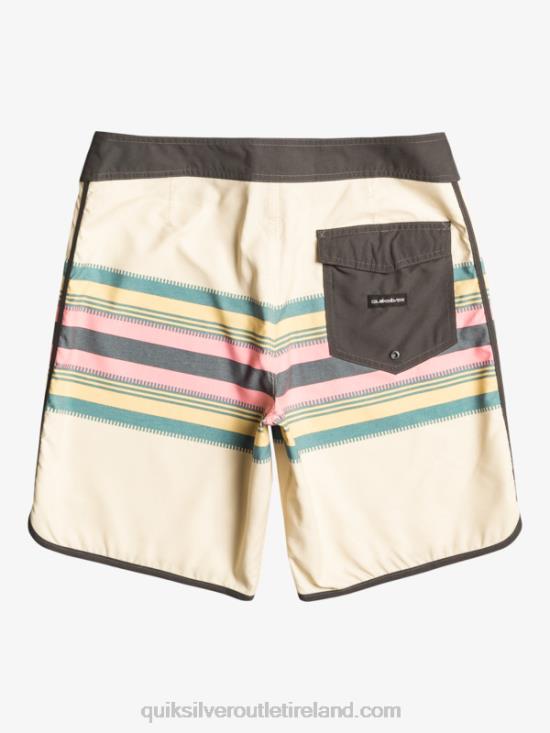 Men Quiksilver Everyday Scallop 19 Boardshorts N02TD767 birch