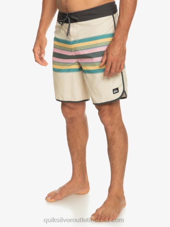 Men Quiksilver Everyday Scallop 19 Boardshorts N02TD767 birch
