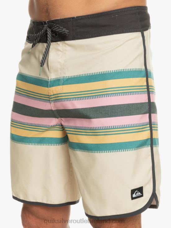 Men Quiksilver Everyday Scallop 19 Boardshorts N02TD767 birch