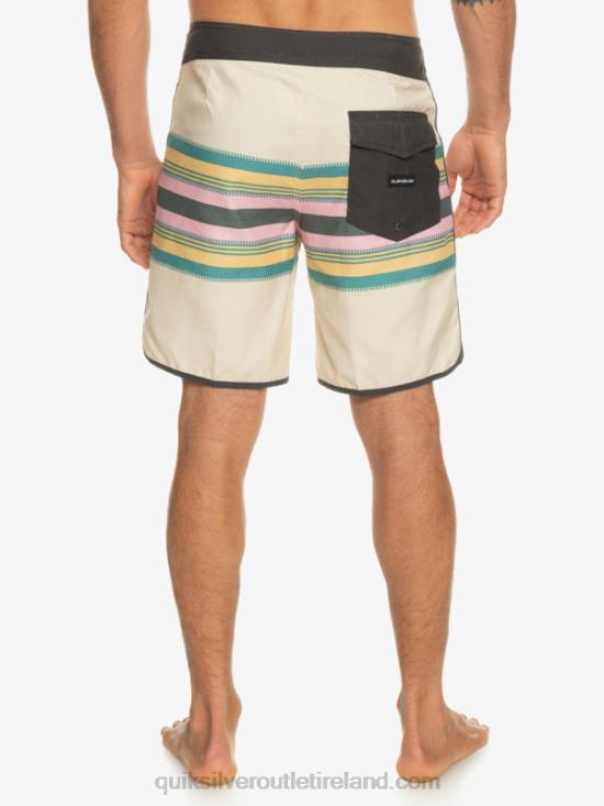 Men Quiksilver Everyday Scallop 19 Boardshorts N02TD767 birch