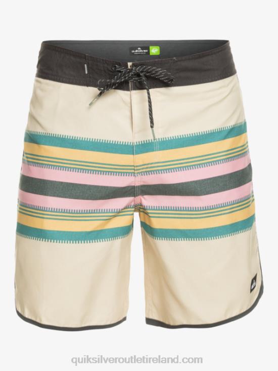 Men Quiksilver Everyday Scallop 19 Boardshorts N02TD767 birch